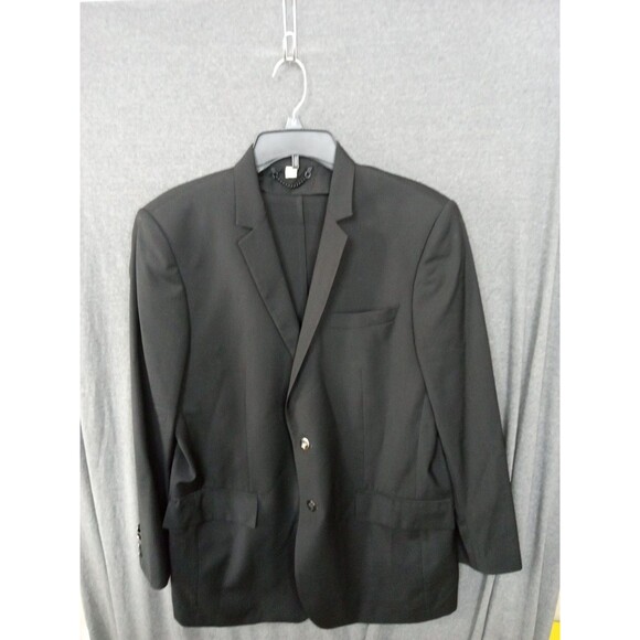 Burberry Blazer Milbank Travel 3102 Black Lightweight 54R - Picture 2 of 10